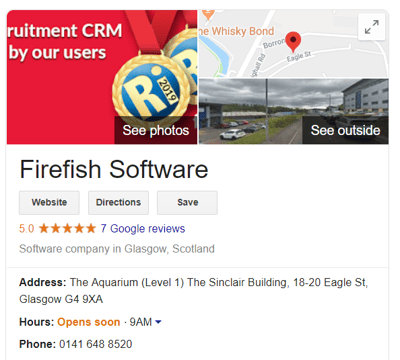 Firefish GMB screenshot