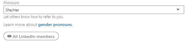 LinkedInPronouns
