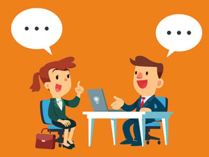 feedback clients business development speaking interview