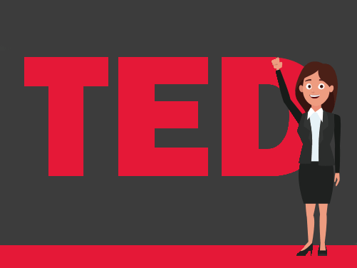 TEDx Event Logo Floating Stage Letters - Custom Cutout Letters